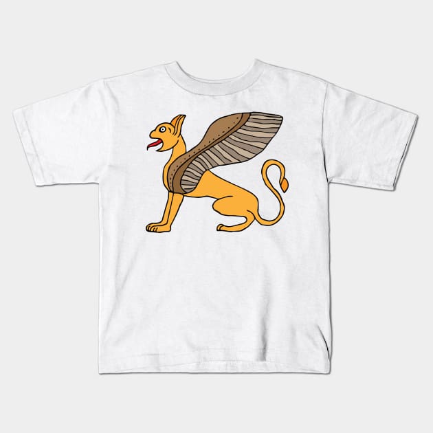 Scythian griffin Kids T-Shirt by LeahHa